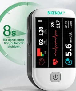 Bikenda™ 3-in-1 Advanced Health Monitor – Blood Glucose, Blood Pressure & ECG with 99.9% Accuracy