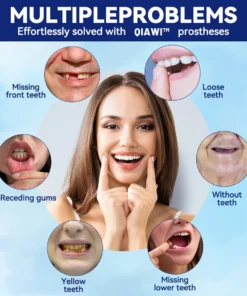 QIAWI™ Premium Custom Silicone Denture Set