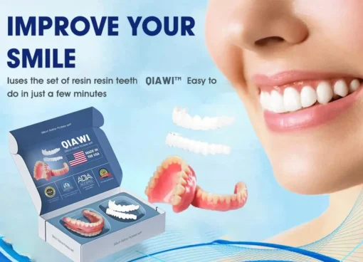 QIAWI™ Premium Custom Silicone Denture Set