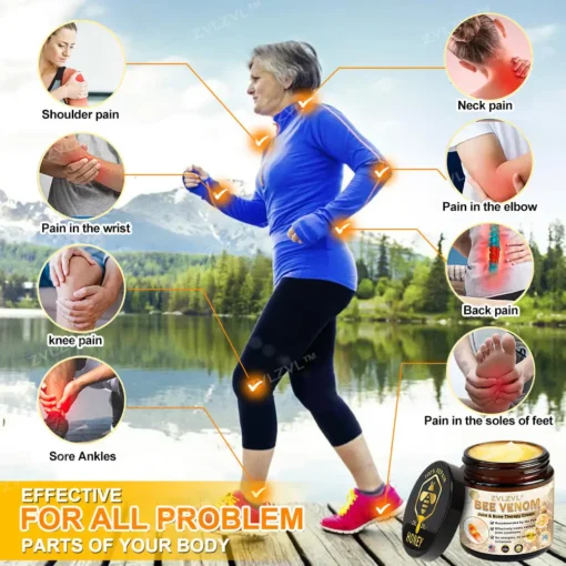 ZVLZVL™ Bee Venom Instant Pain Relief Arthritis Therapy Cream