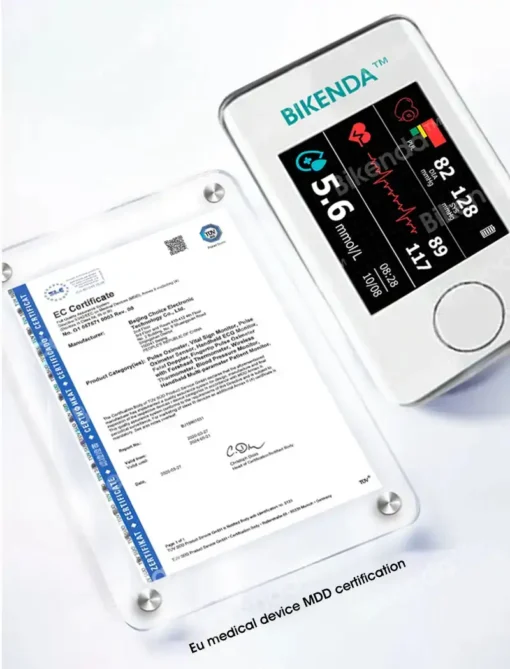 Bikenda™ A.M.A.-Approved Non-Invasive Blood Sugar Monitor