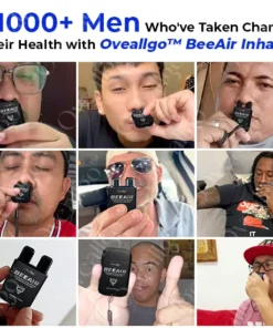 Oveallgo™ PRO BeeAir Double Holes Nasal Inhaler for prostate Wellness